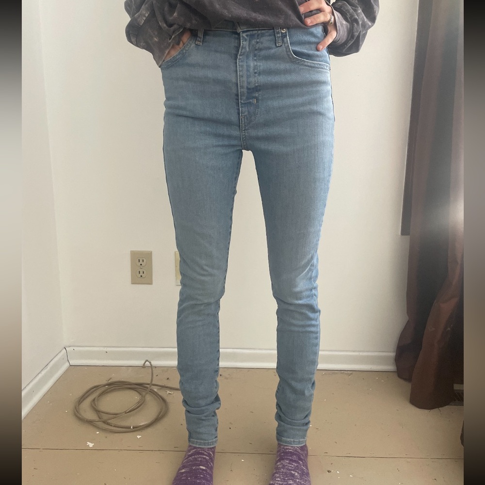 Levi light blue skinny jeans